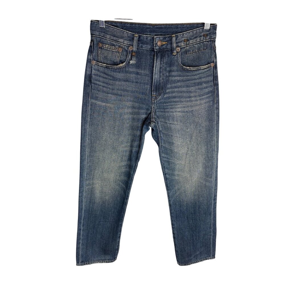 R13 Romeo Mid-Rise Straight-Leg Jeans-sz 25 - Picture 4 of 14